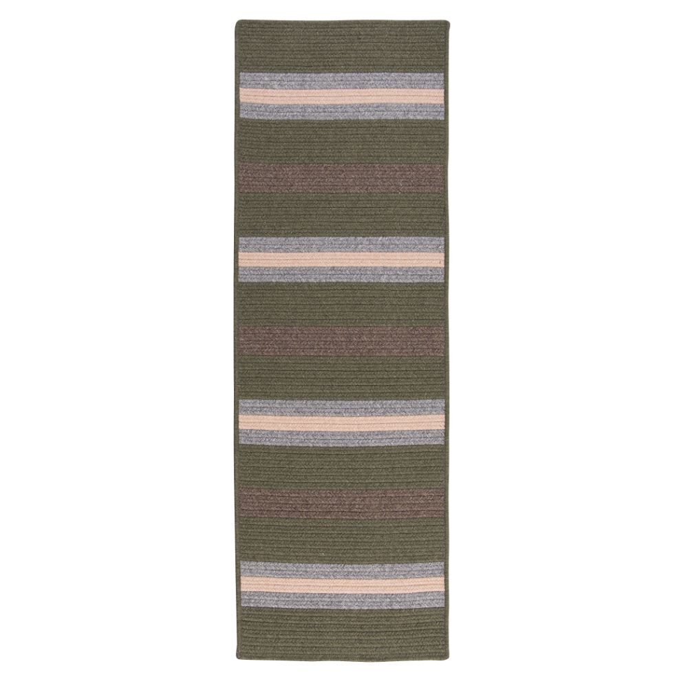 Colonial Mills MD49 Elmdale Runner  - Olive 2x15